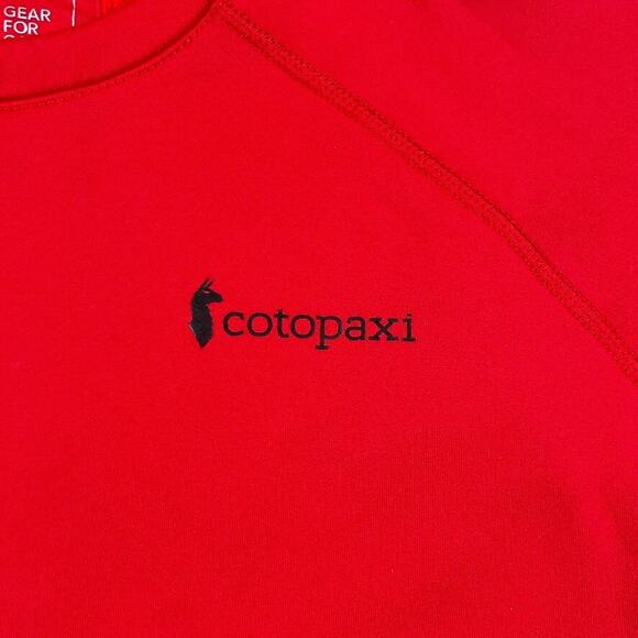 Cotopaxi Womens Size Large Sambaya Crewneck Red Sweater Fleece Sweatshirt - Picture 3 of 12